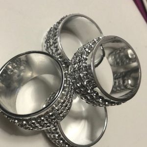 Silver napkin ring